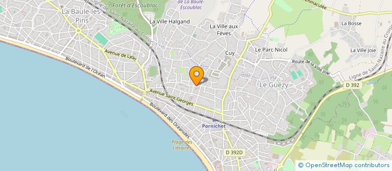 localisation de l'entreprise ELECTRIC RETRO CAR  LA BAULE-ESCOUBLAC