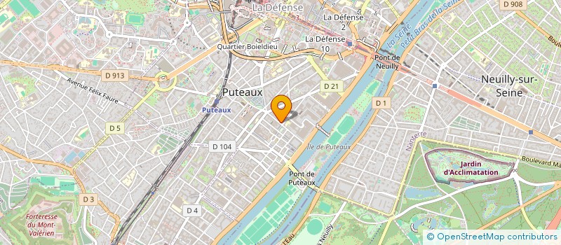 localisation de l'entreprise ELECTRIC SERVICES à PUTEAUX