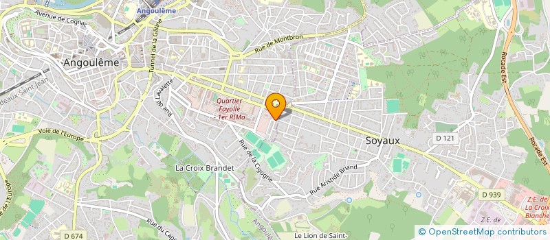 localisation de l'entreprise ELECTRIC SERVICES à ANGOULEME