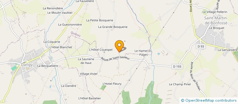 localisation de l'entreprise ELECTRIC SERVICES  CANISY