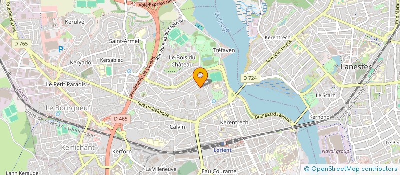 localisation de l'entreprise ELECTRIC SHOCK à LORIENT