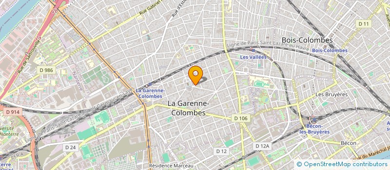localisation de l'entreprise ELECTRIC STATION à COLOMBES