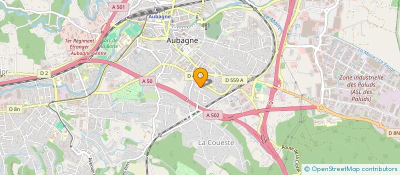 localisation de l'entreprise ELECTRICA à AUBAGNE