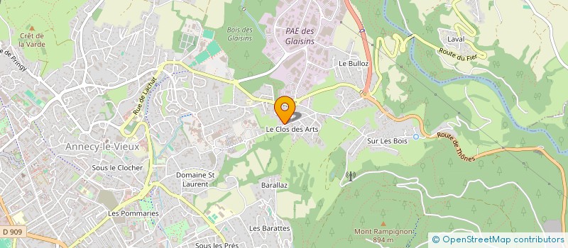 localisation de l'entreprise ELECTRICIEN ANNECY à ANNECY