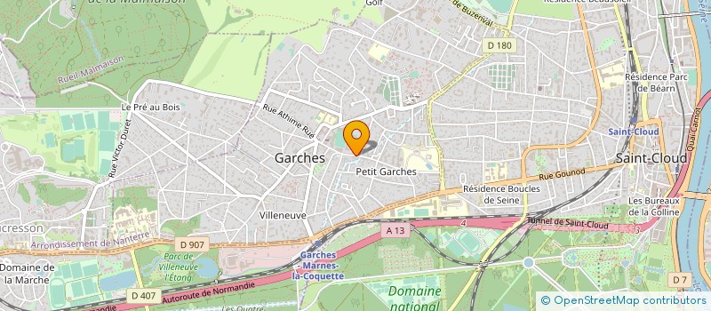 localisation de l'entreprise ELECTRICIEN AUTOMOBILE FRANCAIS à GARCHES