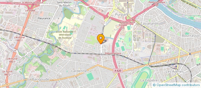 localisation de l'entreprise ELECTRICIENS DU MONDE à TOULOUSE