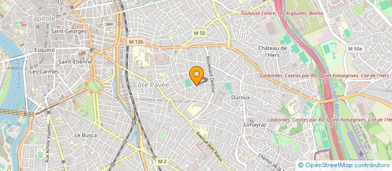 localisation de l'entreprise ELECTRICIENS S FRONTIERE M--PYRENEES à TOULOUSE