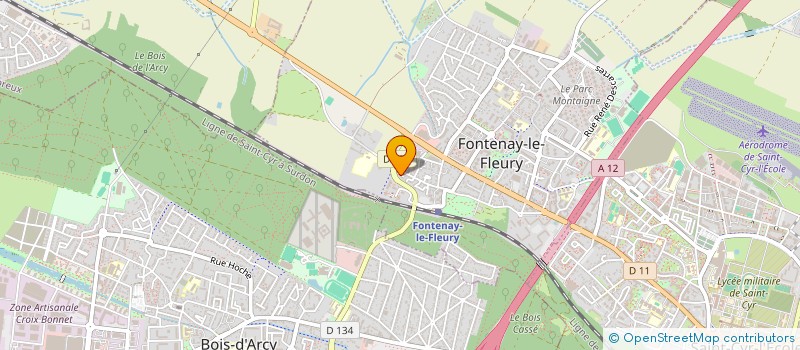 localisation de l'entreprise ELECTRICIME à FONTENAY LE FLEURY