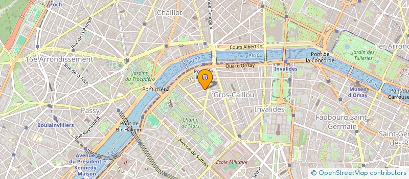 localisation de l'entreprise ELECTRICITE 7EME à PARIS