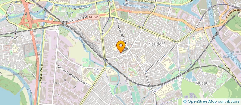localisation de l'entreprise ELECTRICITE A Z ZINSMEISTER ET FILS à STRASBOURG