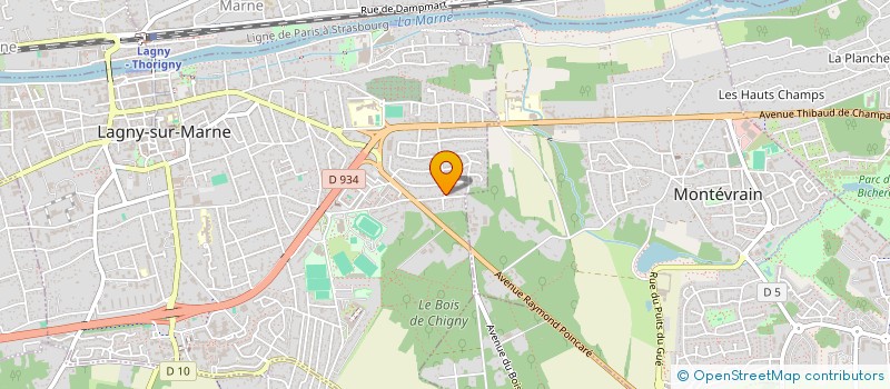 localisation de l'entreprise ELECTRICITE APPLICATION DEPANNAGE AUTOMATISMES à LAGNY-SUR-MARNE