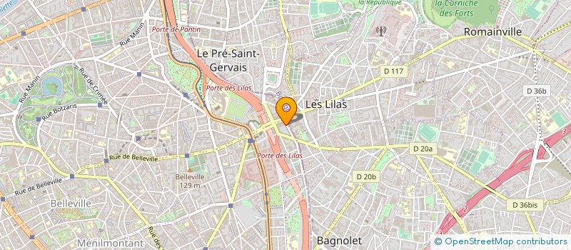 localisation de l'entreprise ELECTRICITE AUTO FLAVIEN à ROMAINVILLE