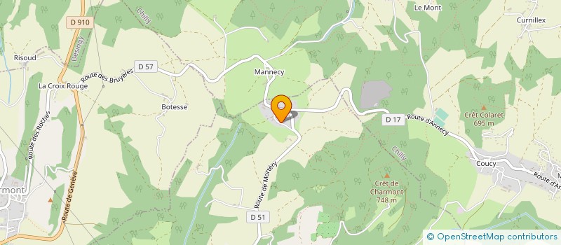 localisation de l'entreprise ELECTRICITE BALLEYDIER CHRISTOPHE  MENTHONNEX-SOUS-CLERMONT