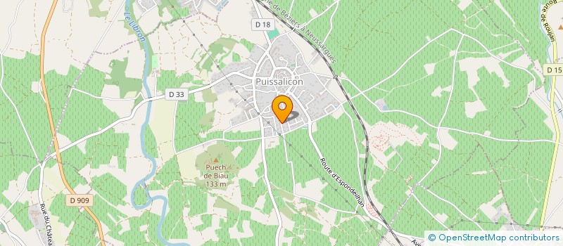 localisation de l'entreprise ELECTRICITE BARTHEZ DEPANNAGE  PUISSALICON