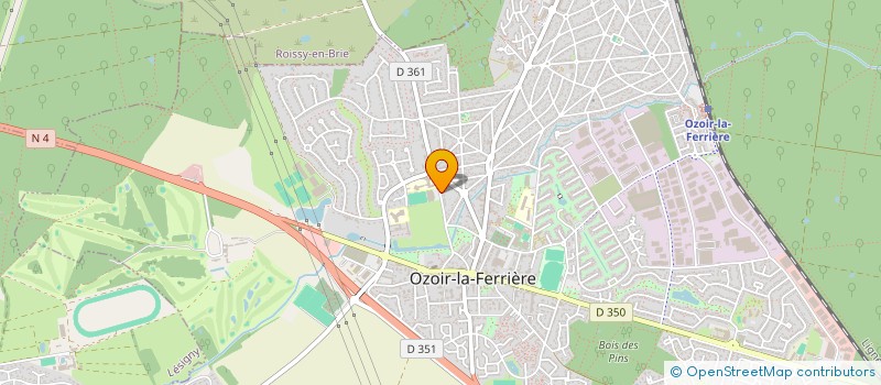localisation de l'entreprise ELECTRICITE BATIMENT INDUSTRIE SONORISATION à OZOIR-LA-FERRIERE