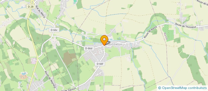 localisation de l'entreprise ELECTRICITE C. LEGRAND  TOUSSIEUX