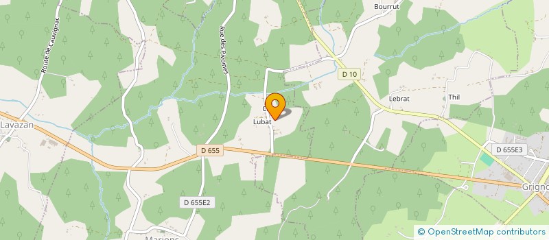 localisation de l'entreprise ELECTRICITE CHAMBON  MARIONS