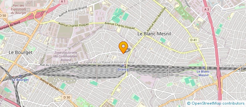 localisation de l'entreprise ELECTRICITE CHAUFFAGE INTERPHONE à DRANCY
