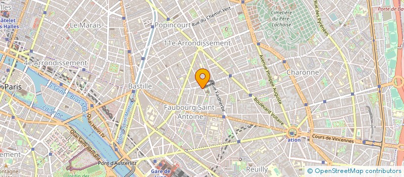localisation de l'entreprise ELECTRICITE CHEBROU BENARD à PARIS