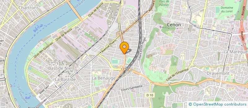 localisation de l'entreprise ELECTRICITE CONCEPT AQUITAIN à BORDEAUX