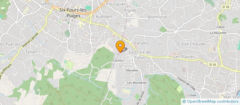localisation de l'entreprise ELECTRICITE CONCEPT SERVICES à LA SEYNE-SUR-MER