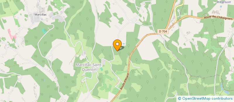 localisation de l'entreprise ELECTRICITE CONFORT MENAGER à MARCILLAC-SAINT-QUENTIN