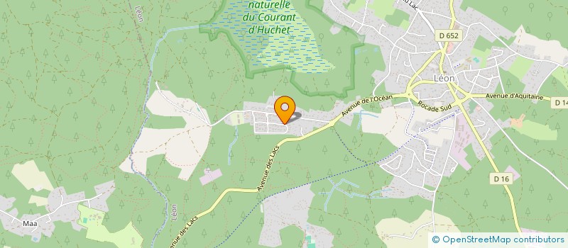 localisation de l'entreprise ELECTRICITE COTE D ARGENT à LEON