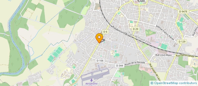 localisation de l'entreprise ELECTRICITE DACQUOISE à DAX