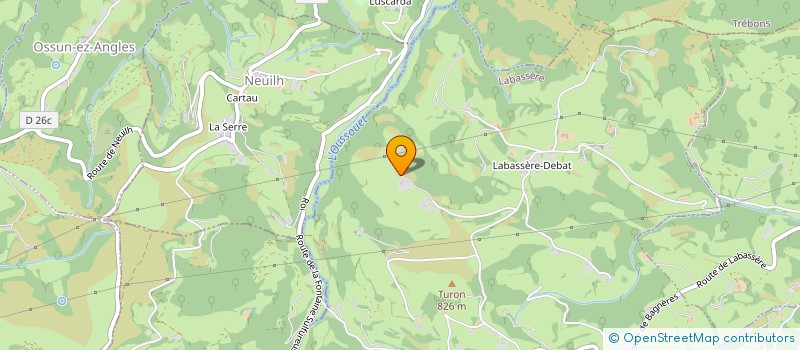 localisation de l'entreprise ELECTRICITE DE COULEROUSE  MONTESPAN