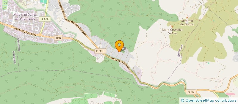 localisation de l'entreprise ELECTRICITE DE FREDERIC ET PASCAL  GEMENOS