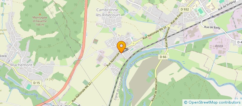 localisation de l'entreprise ELECTRICITE DE PICARDIE à CAMBRONNE-LES-RIBECOURT