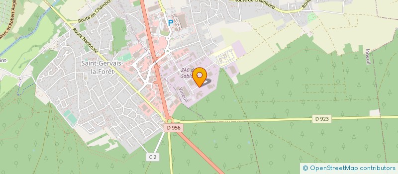 localisation de l'entreprise ELECTRICITE DETECTION SECURITE à VINEUIL