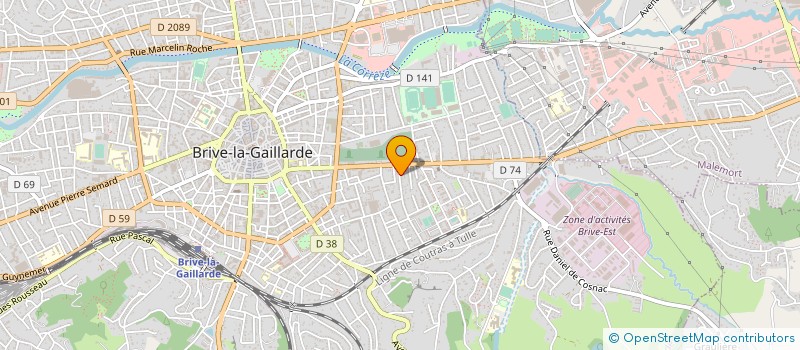 localisation de l'entreprise ELECTRICITE DEVELOPPEMENT CREATION à BRIVE-LA-GAILLARDE