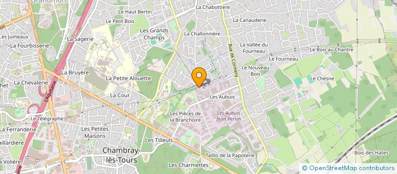 localisation de l'entreprise ELECTRICITE DISTRIBUTION EN GROS à CHAMBRAY-LES-TOURS