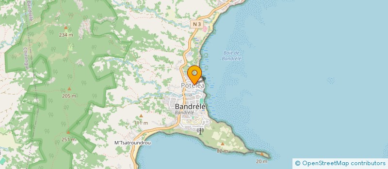 localisation de l'entreprise ELECTRICITE DISTRIBUTION SUD à BANDRELE
