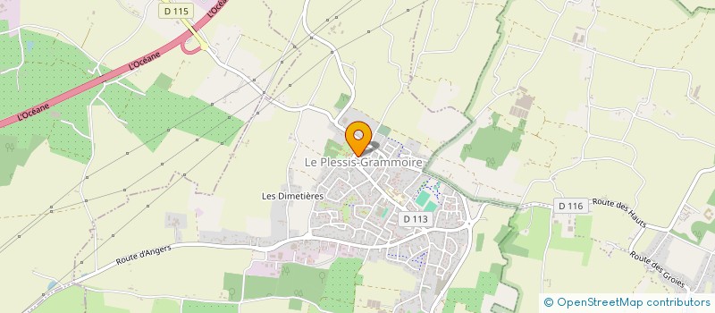 localisation de l'entreprise ELECTRICITE DOMOTIQUE BATIMENT TERTIAIRE  LE PLESSIS-GRAMMOIRE