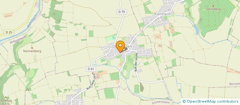 localisation de l'entreprise ELECTRICITE DU HAUT-BARR  WILWISHEIM