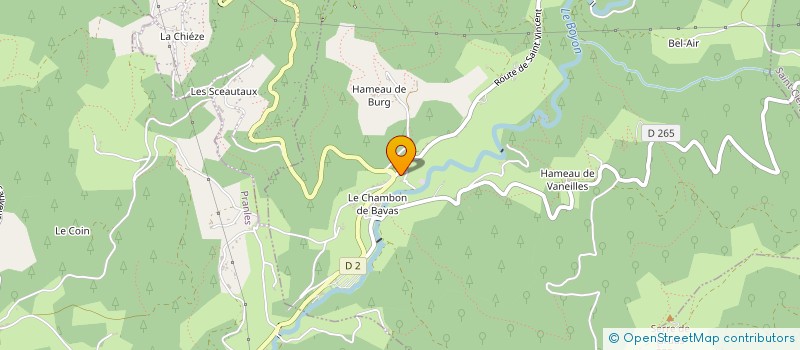 localisation de l'entreprise ELECTRICITE DUMAS JEROME  SAINT-VINCENT-DE-DURFORT