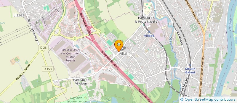 localisation de l'entreprise ELECTRICITE ET CLIMATISATION INDUSTRIELLE  VILLABE