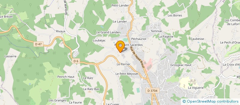 localisation de l'entreprise ELECTRICITE ET INFORMATIQUE DU SARLADAIS à SARLAT-LA-CANEDA
