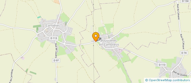 localisation de l'entreprise ELECTRICITE FERMETURES CONTROLES D'ACCES à BOUSSIERES-EN-CAMBRESIS