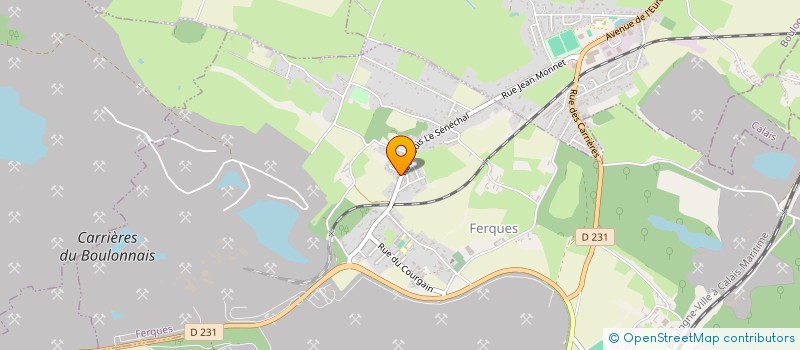 localisation de l'entreprise ELECTRICITE FERMETURES FERQUOISES  CAFFIERS