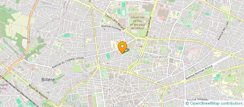 localisation de l'entreprise ELECTRICITE FIBRE FRANCE à PAU