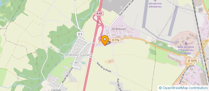 localisation de l'entreprise ELECTRICITE FROID CLIMATISATION à CHATEAU-GAILLARD