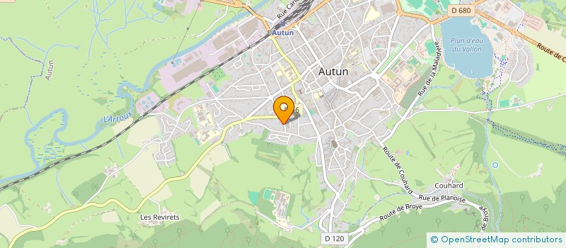 localisation de l'entreprise ELECTRICITE GAUTHEY ET FILS à AUTUN