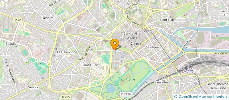localisation de l'entreprise ELECTRICITE GAZ ASSOC SPORTIVE à CAEN