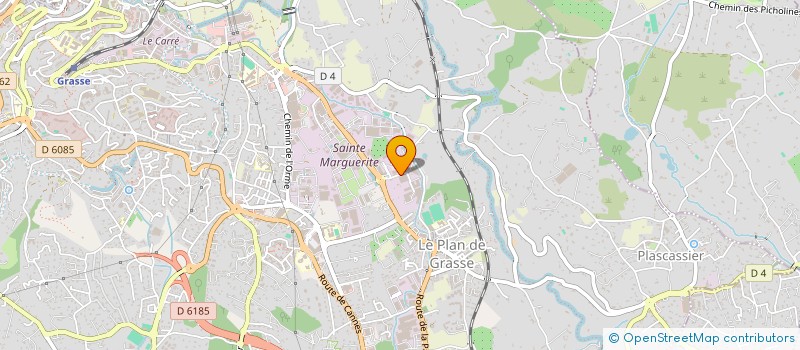 localisation de l'entreprise ELECTRICITE GEN INDUST R LAVERSA à GRASSE