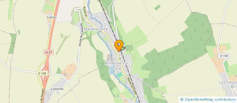 localisation de l'entreprise ELECTRICITE GENERALE ALARME  ANNEVILLE-SUR-SCIE