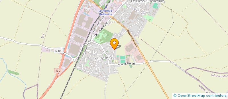 localisation de l'entreprise ELECTRICITE GENERALE ANTON  LAGNY-LE-SEC