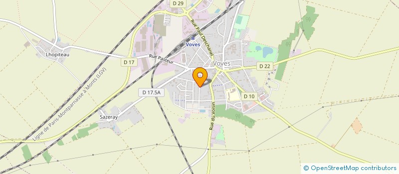 localisation de l'entreprise ELECTRICITE GENERALE BEAUCERONNE à LES VILLAGES VOVEENS